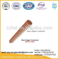 Bare conductor wire copper rope used for overhead line